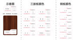 家具材质样本颜色标签