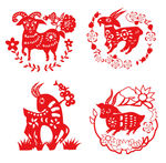 羊年剪纸