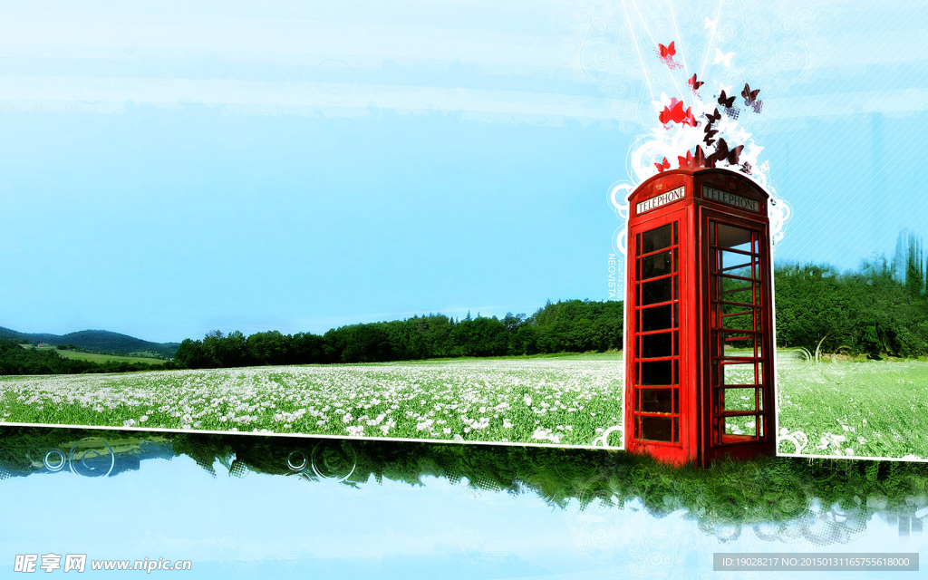 电脑绘画  唯美意境