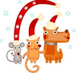 风格卡通矢量小人