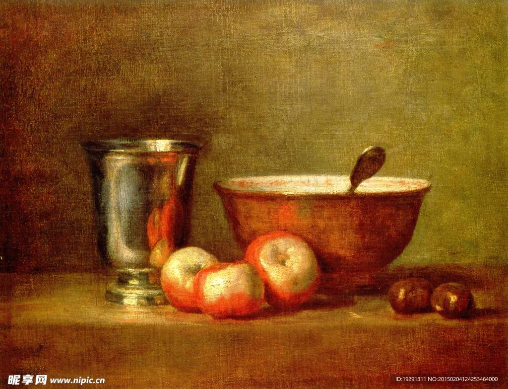 苹果油画