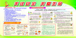 关注安全关爱生命板报