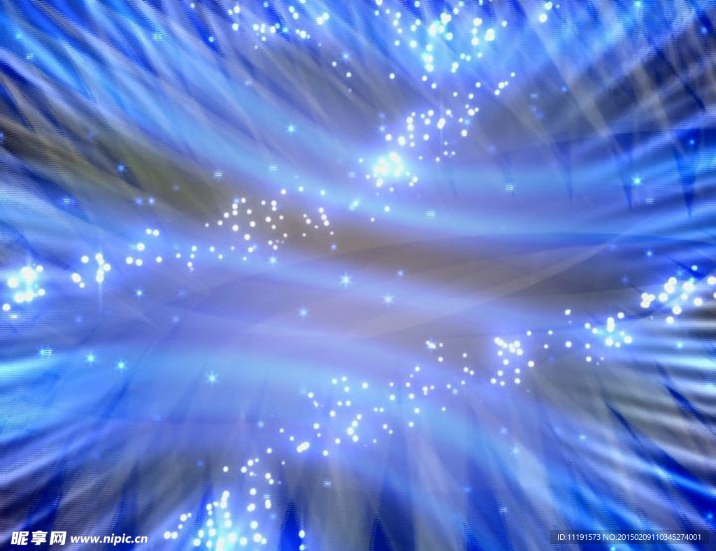 蓝色炫彩光效