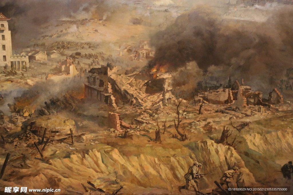 辽沈战役油画