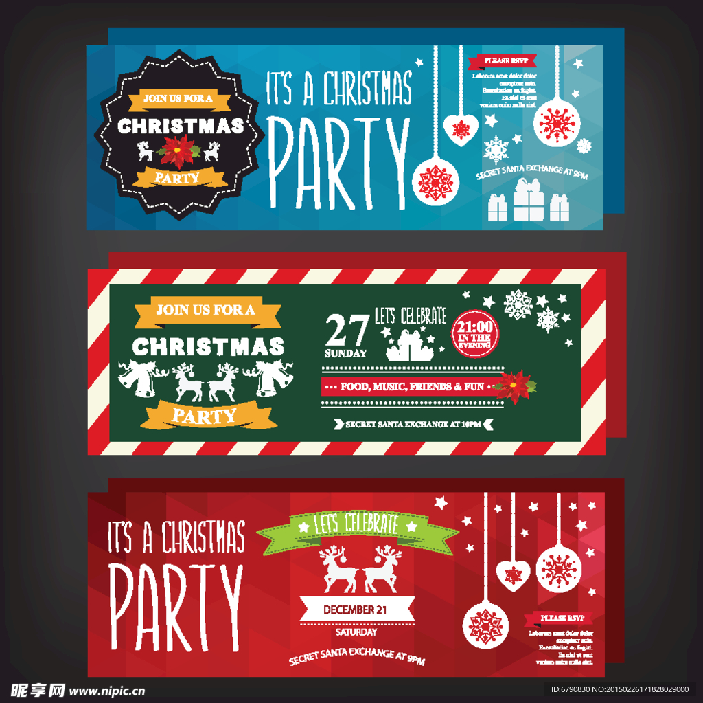 圣诞 邀请卡