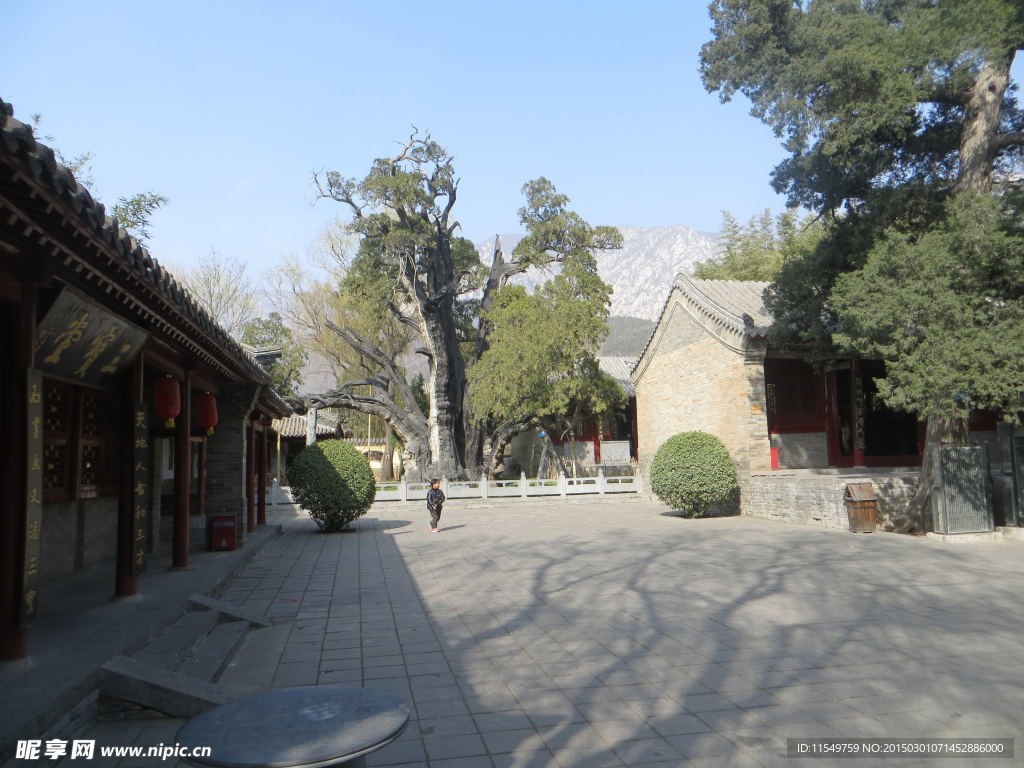 嵩阳书院二将军