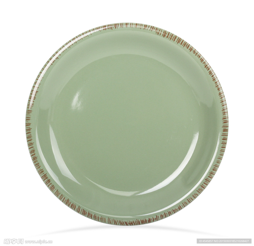 棕色陶瓷复古大盘