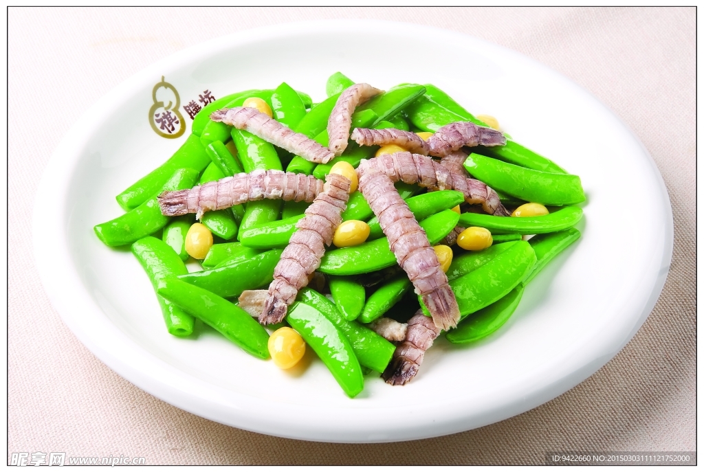 碧绿银杏海虾肉