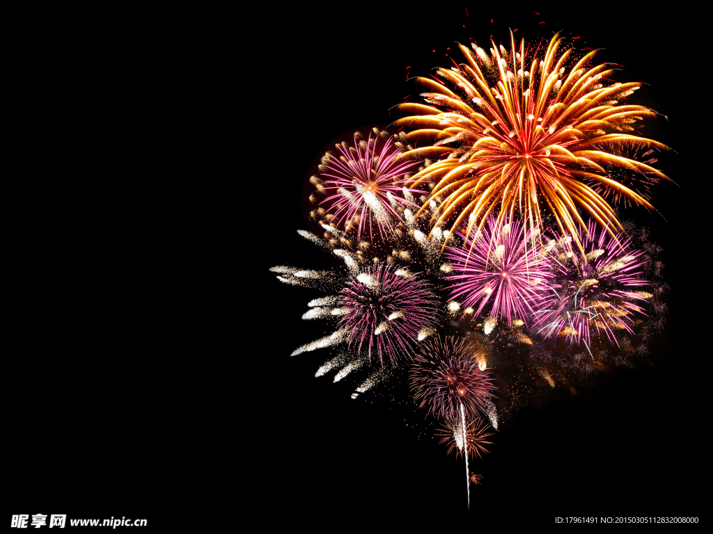 炫酷元宵节烟花