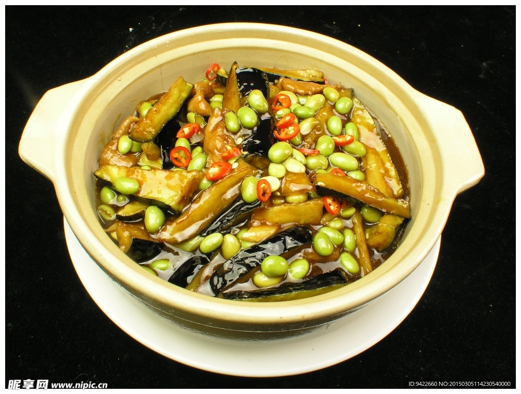 浇汁牛柳茄子煲