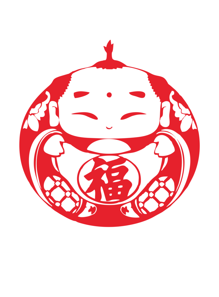 中国风矢量剪纸