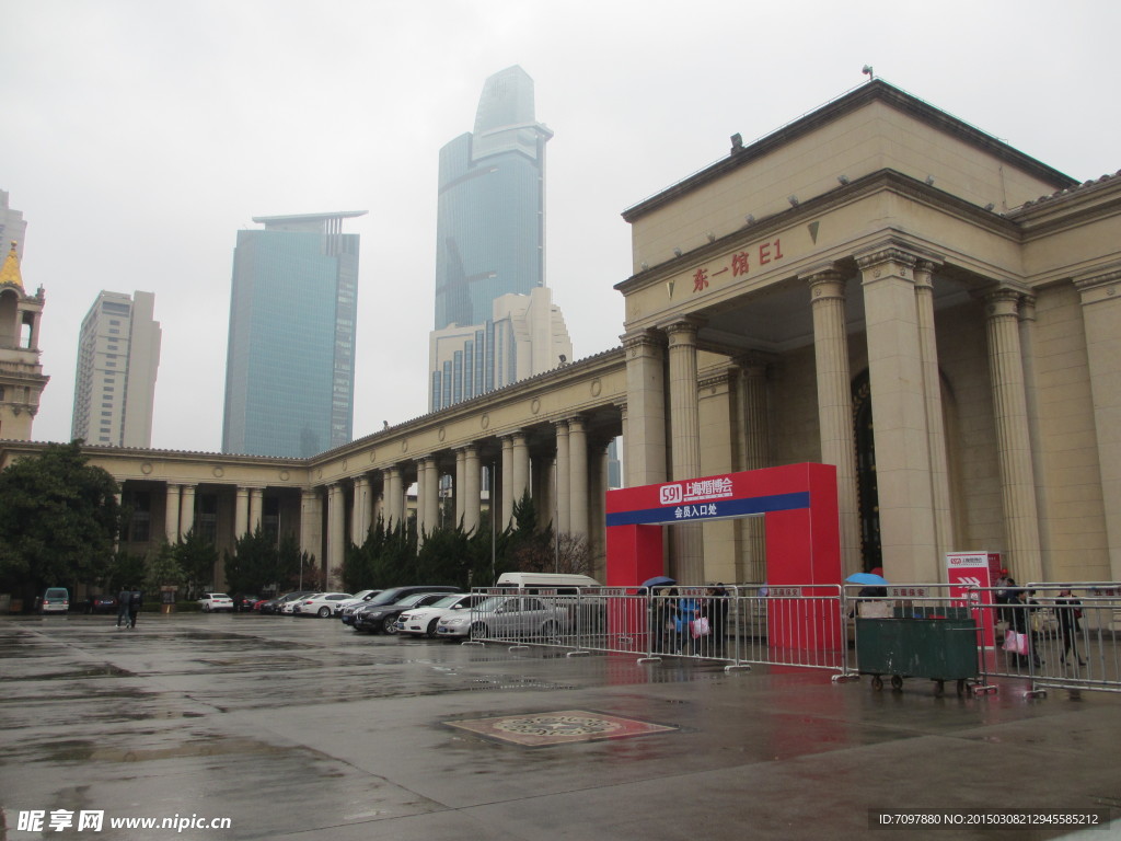上海展览中心   欧式建筑