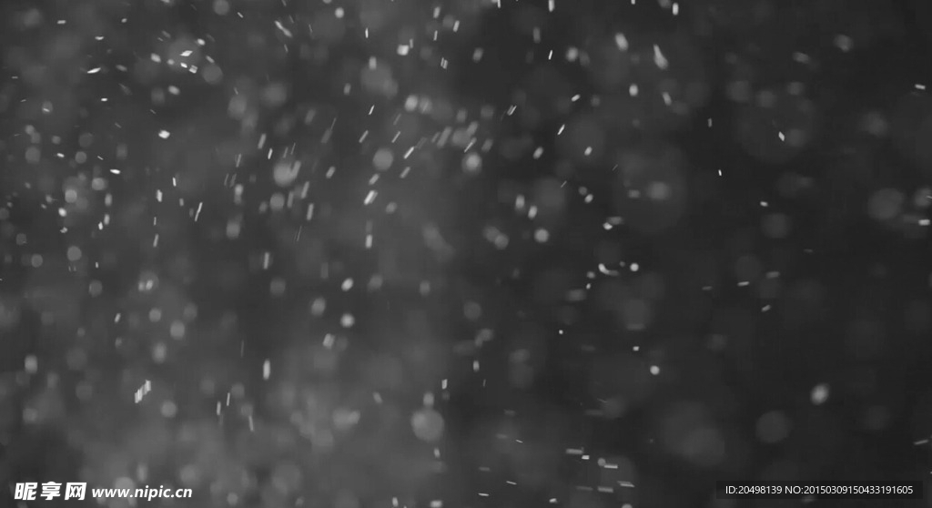 随风飘扬的雪粒子