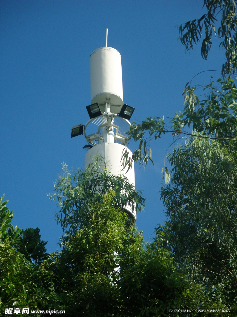 卫星发射信号雷塔