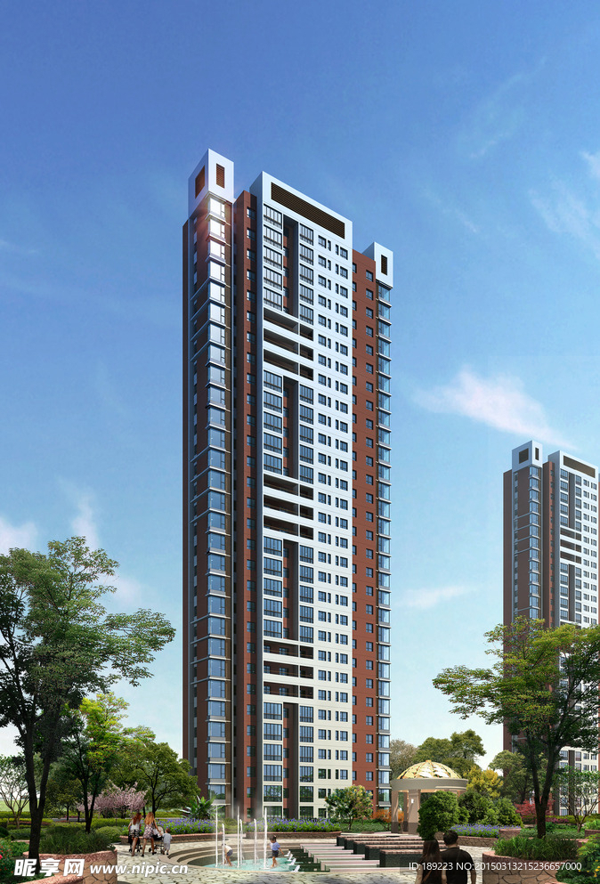 房地产楼盘效果图