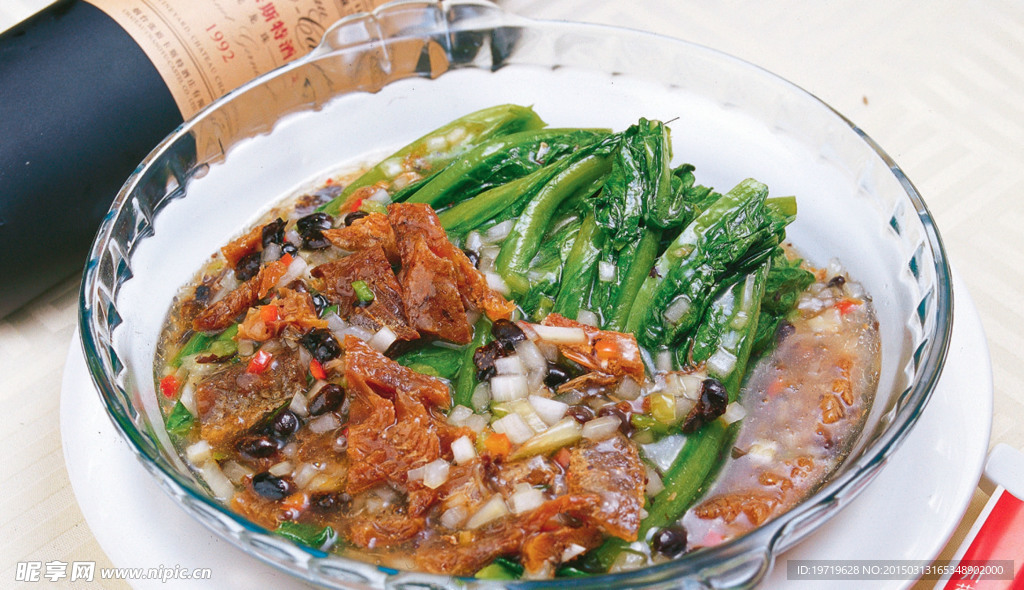 豆豉鲮鱼油麦菜