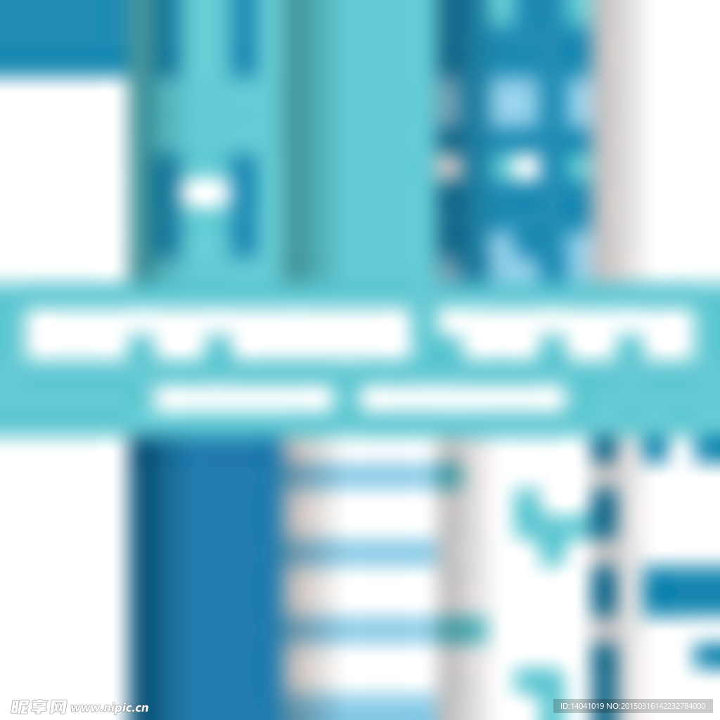 蓝色花纹背景矢量素材