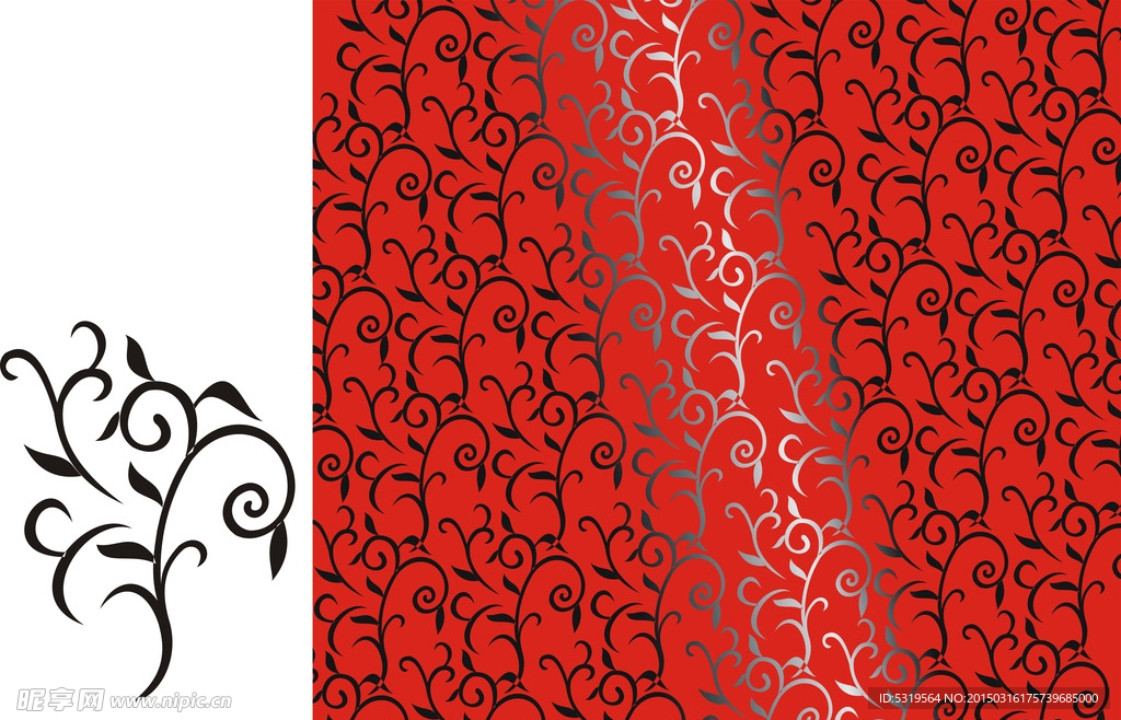 欧式花纹 矢量图