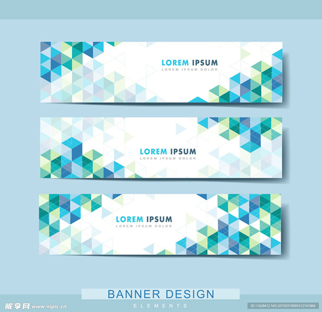 背景 几何图形横幅