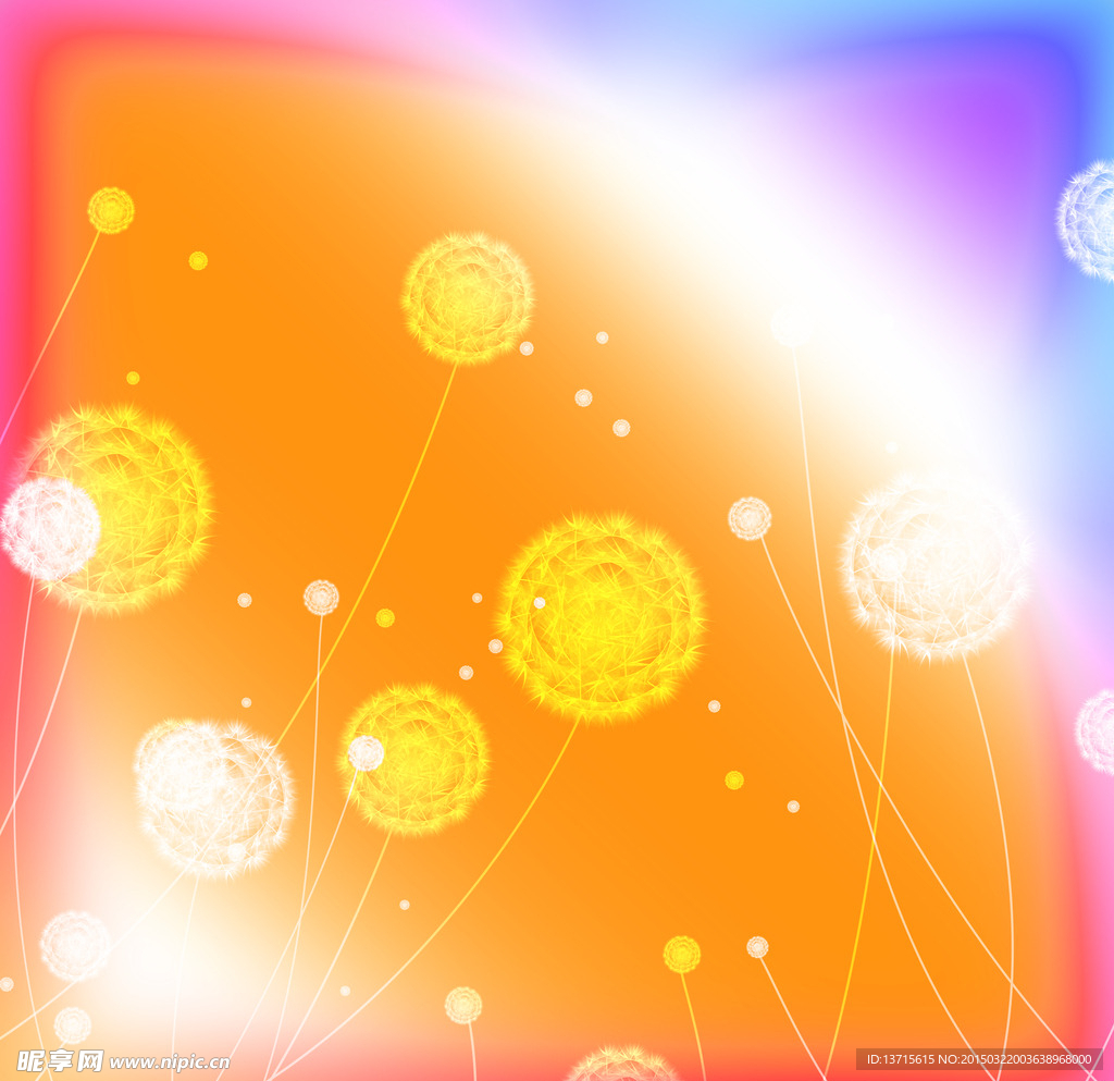 高清蒲公英装饰画 高清壁纸墙纸