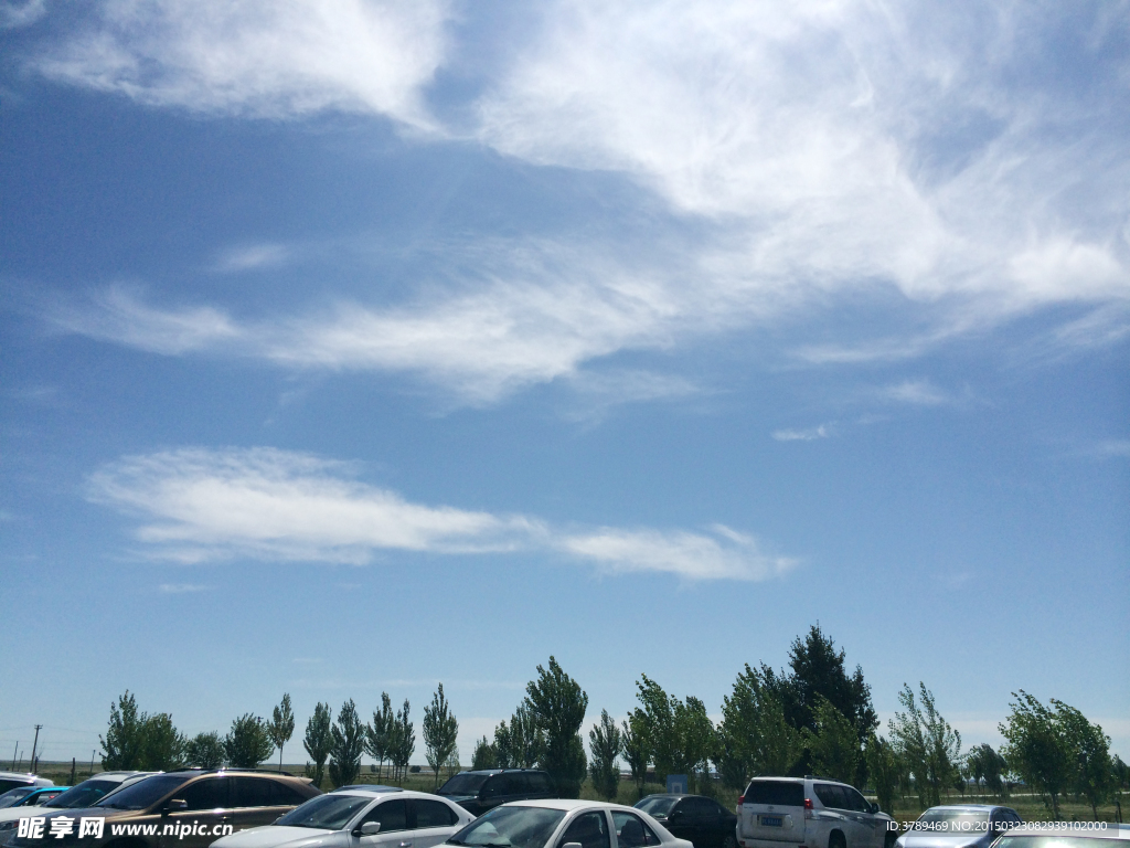 内蒙古蓝天白云