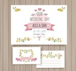 卡通婚庆卡片请帖图片