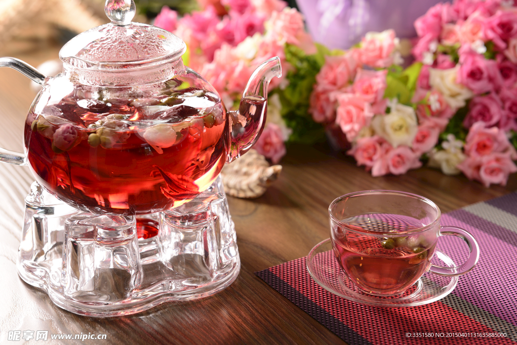 洛神玫瑰茶 茶图片 玫瑰