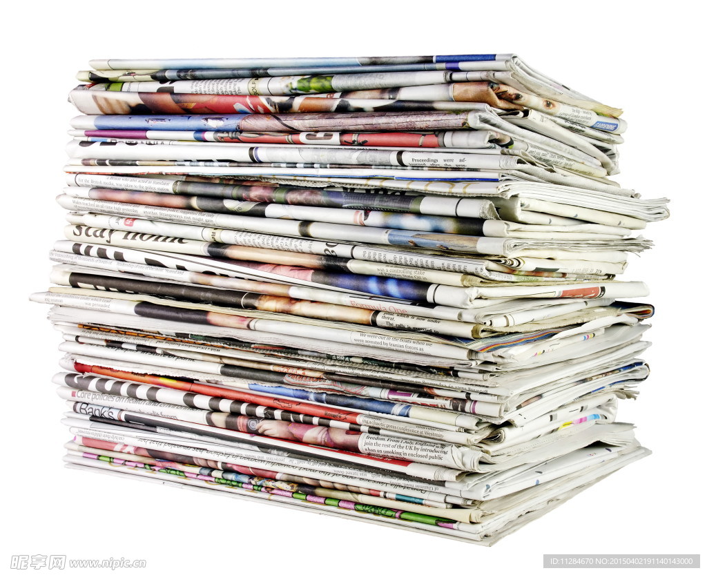 一摞报纸