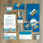 蓝色箭头VI设计