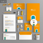 简约橙色VI设计