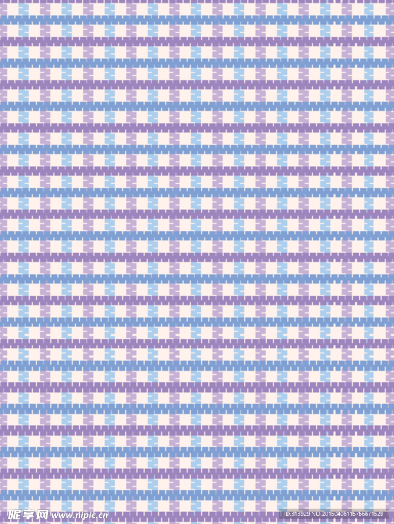 布纹花饰EPS矢量图 十字手帕