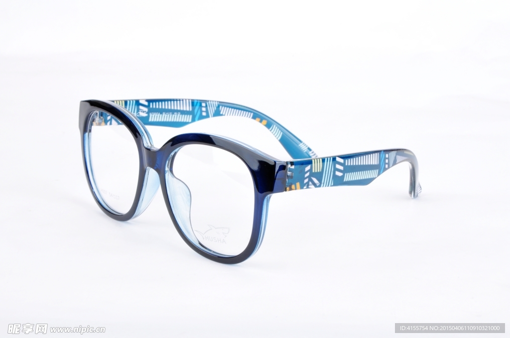 蓝色眼镜