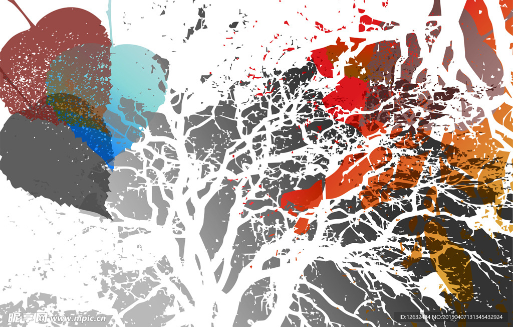 大型艺术涂鸦背景墙