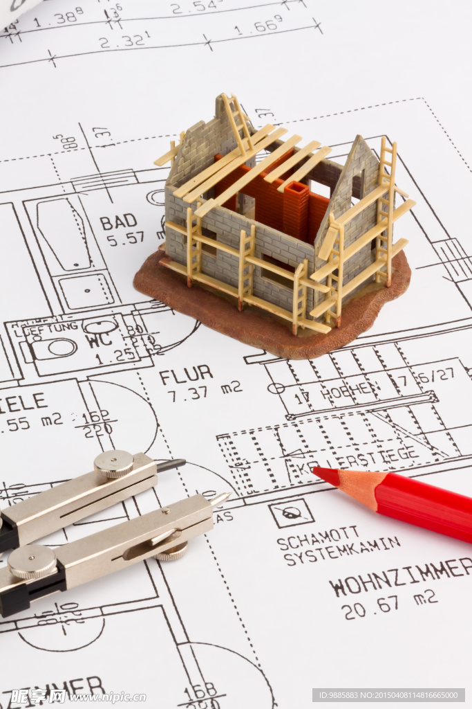 建筑模型图纸