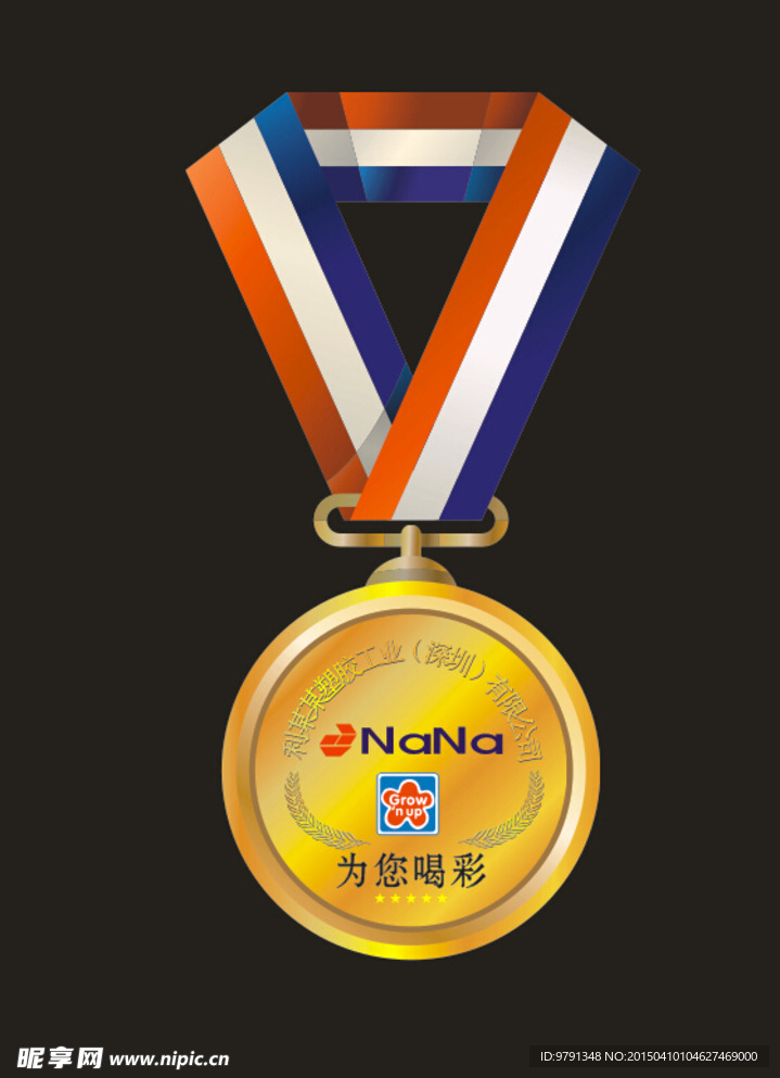 某某公司奖牌设计