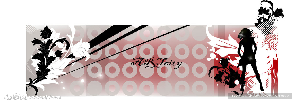 时尚卡通女人插画