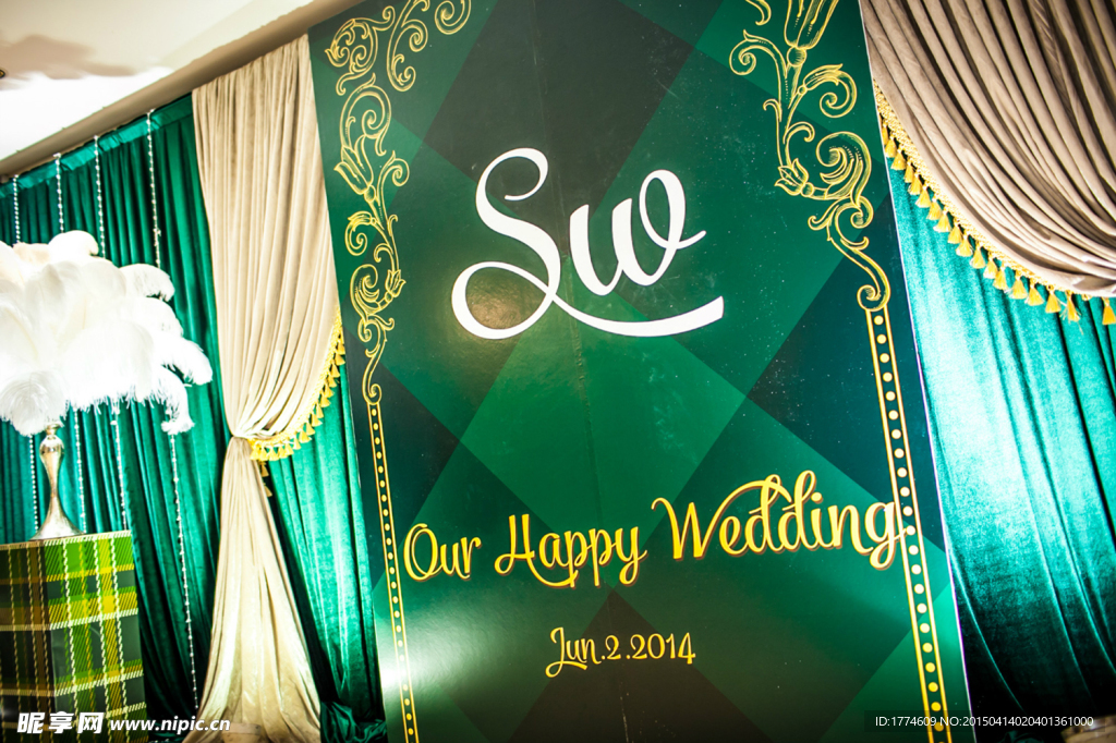 婚礼布置 婚庆摆设