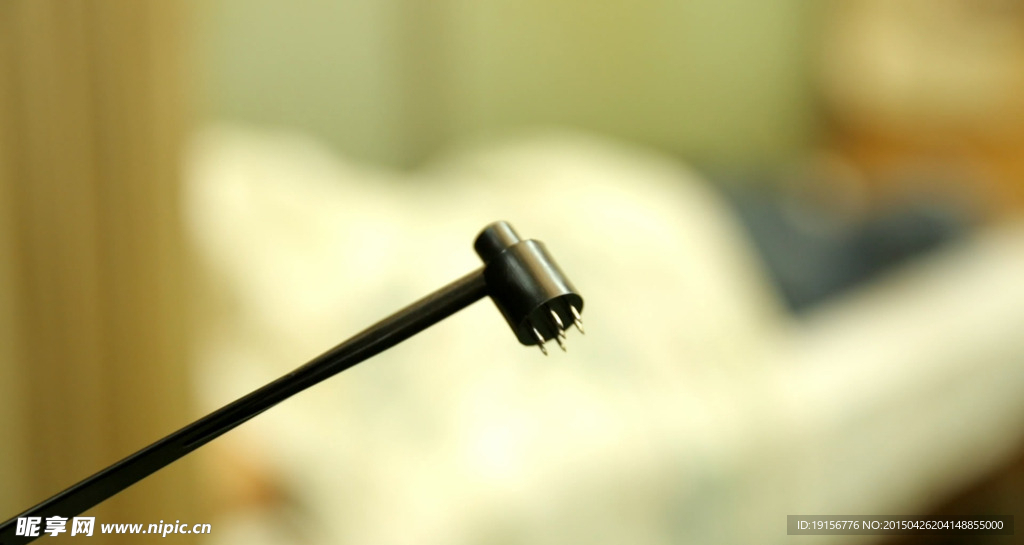 针灸中医治疗实拍素材