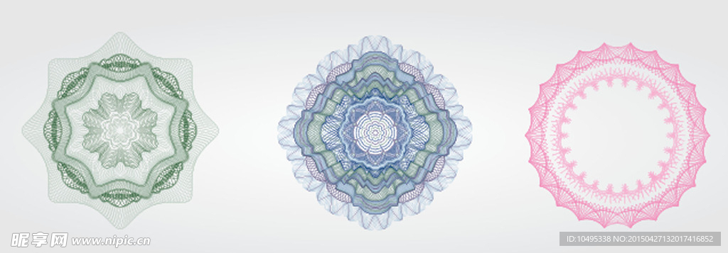 线条防伪纹理素材