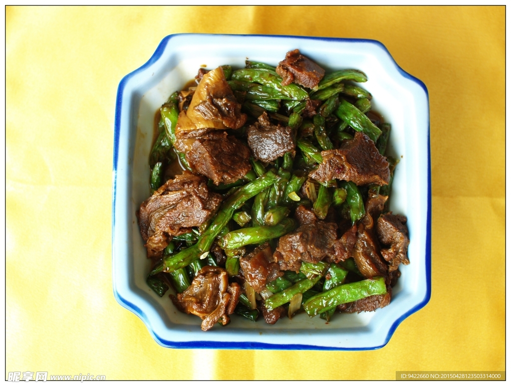 驴肉炖豆角