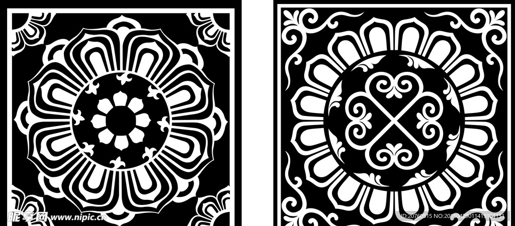 图案花纹矢量图