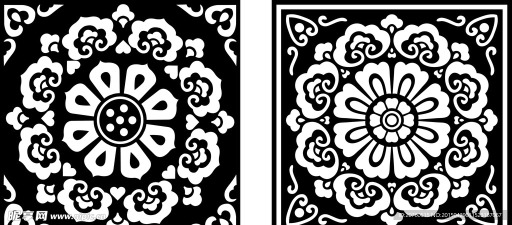 图案花纹矢量图