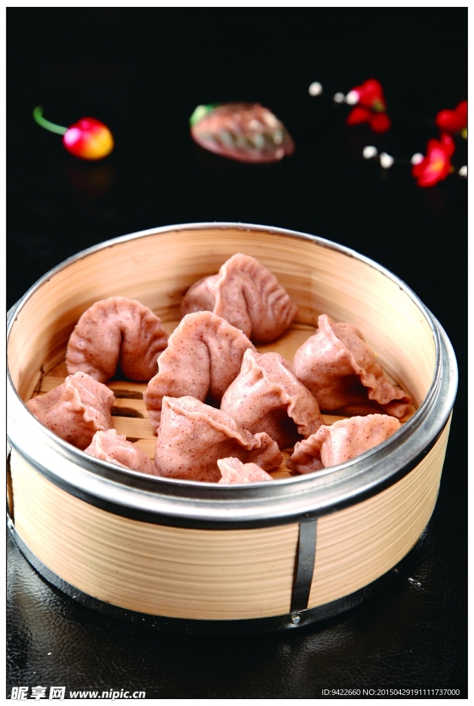 杂粮蒸饺