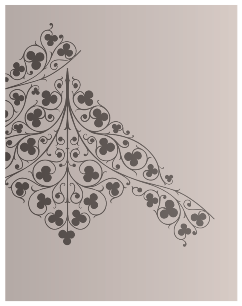 三叶草 背景底纹 铁艺