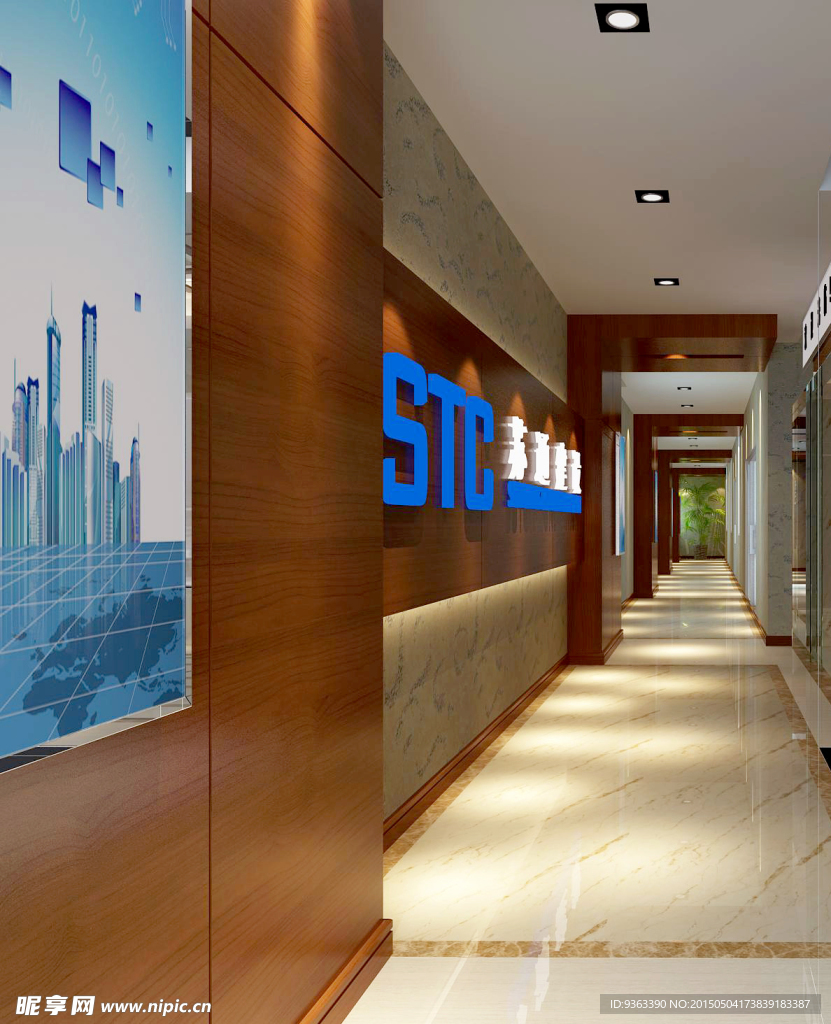 高档办公室 过道