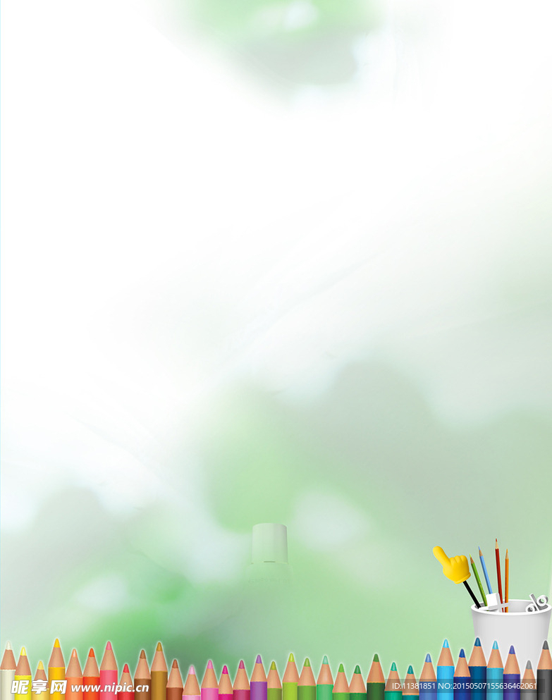 文具淡色背景模板