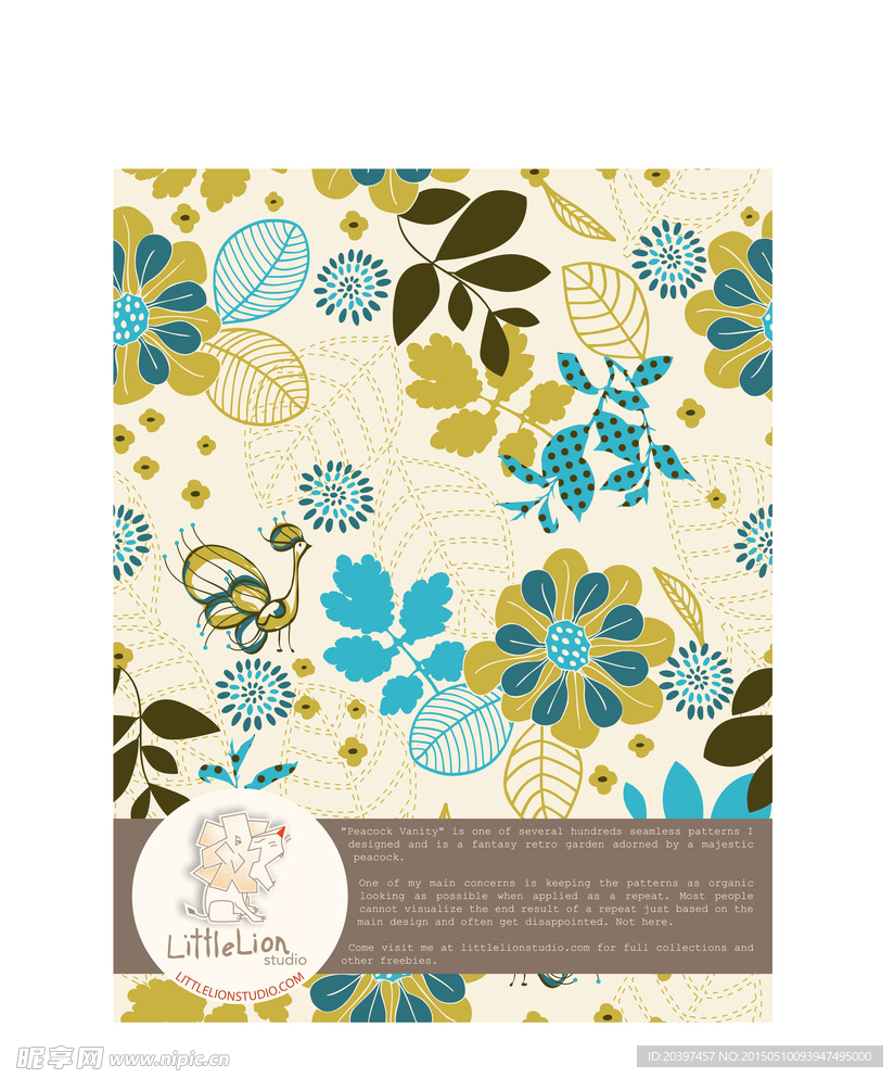 矢量叶子花背景