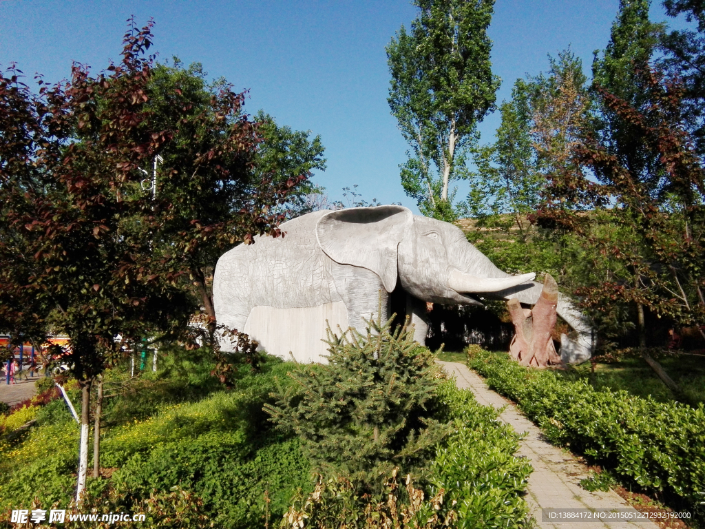 风景雕塑大象