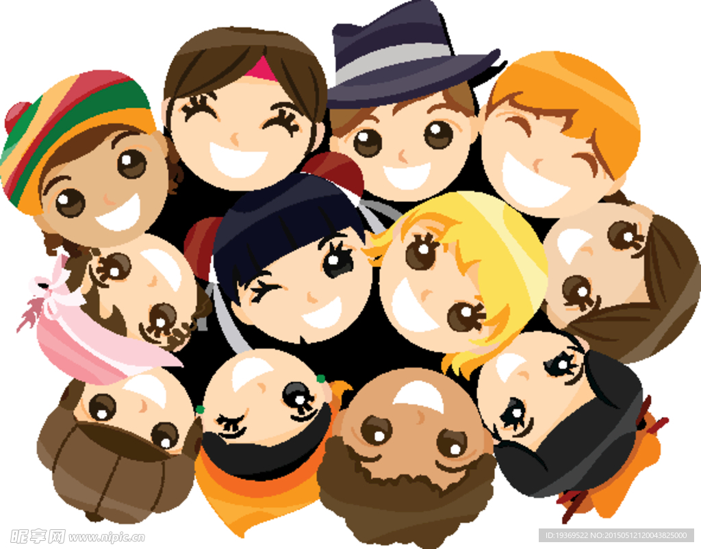 六一儿童节儿童矢量素材