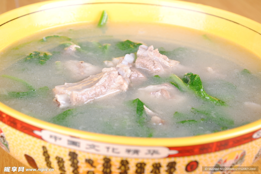 小白菜排骨汤
